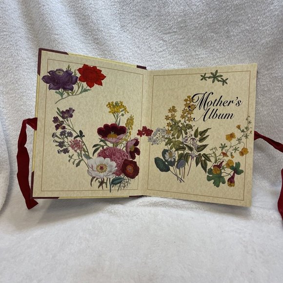 Vintage Mother's Photo Album Victorian Style Floral 7‎ 1/2 x 9" - Picture 7 of 12